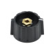 Elma Classic Collet Wing Knob 28mm black 1/4 Shaft
