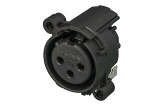 Neutrik NC3FAH2-0 XLR Chassis Connector