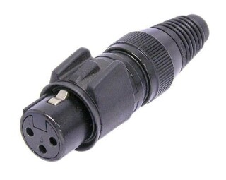 Neutrik NC3FX-HD-B XLR Cable Connector