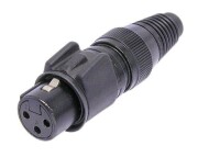 Neutrik NC3FX-HD-B XLR Cable Connector