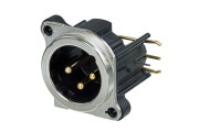 Neutrik NC3MBHR XLR Einbausteckverbinder