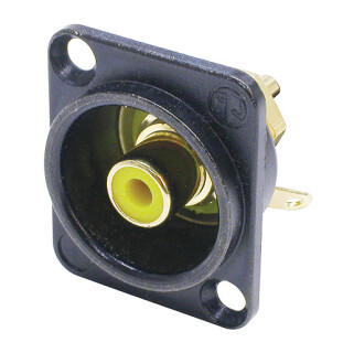 Neutrik NF2D-B-4 Cinch Einbaubuchsen