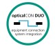 Neutrik NO2-4FDW-A opticalCON DUO Chassis Connector