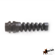 Zugentlastung aus Kunststoff mit Kabelknickschutz,...