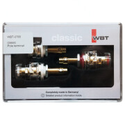 WBT-0765 Polklemmen Classic ummantelt, vergoldete...