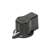 Vintage Stockli Bakelite Drehknopf K-3ME schwarz, small