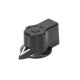Stockli EMI Knob K-3ME black Bakelite, small
