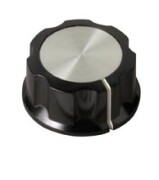 Daka-Ware Instrument Control Knob 1100 Black