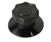 Daka-Ware Skirted Control Knob 4104 Black