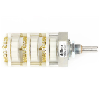 Elma Rotary switch Type 04 Eyelets 3 Wafers 9 x 4 Non-Shorting 30°