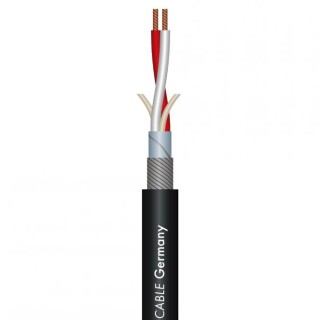 Microphone cable SC-Source MK2, 2 x 0,25 mm², Ø 6,5mm, black