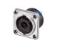Neutrik NLT8MP Speakon 8-pole male chassis connector, Nickel housing, solder or ¼" flat tabs