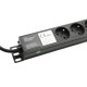 19" Mains Power Strip 8 Sockets, French Connectors