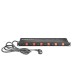 19" power strip 6-way, individually switchable and protected