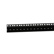 Heavy duty double Rack Strip black 45 U