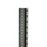 Heavy duty double Rack Strip black 45 U
