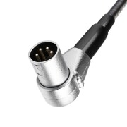 Angled 4-pin XLR Gooseneck Light with 4 COB LEDs