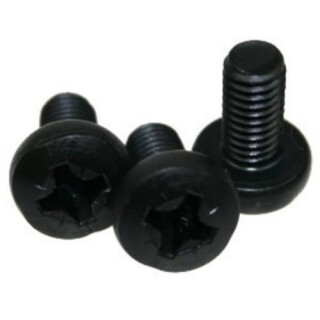 Cross-head Screw M6 x 12 black
