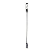 Gooseneck Lamp, USB connector, 4 COB LEDs
