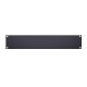 19" U-shaped Rack Panel 2 U aluminium