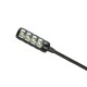 Gewinkelte 3-pol XLR Schwanenhalsleuchte mit 4 COB LEDs