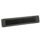 Rack Panel 2 U steel with Brush Strip
