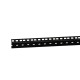 Heavy duty Rack Strip black 5 U