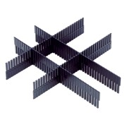 Trennsteg quer für 19 Schubladen 2 HE