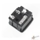 IEC Einbaustecker mit 10A Sicherungshalter, DF-Clip