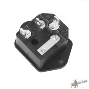 IEC Einbaustecker mit 10A Sicherungshalter, DF-Screw