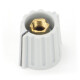Classic Collet Wing Knob 14,5mm gray, matt, 1/8 shaft