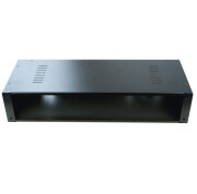 2U Steel Case vented 19" RoFF - Mono XLR and IEC cut-out