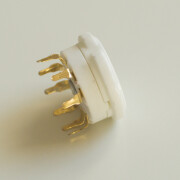 Tube Socket Noval Ceramic Print 9-Pin