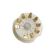 Tube Socket Noval Ceramic Print 9-Pin