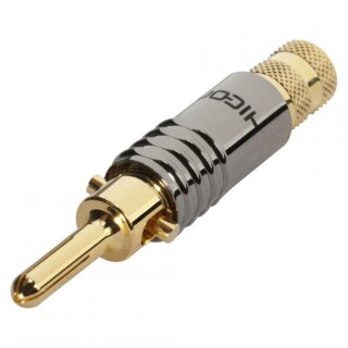 HICON-Bananenstecker fr 6,7mm Kabel - sw